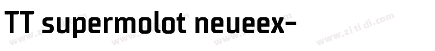 TT supermolot neueex字体转换